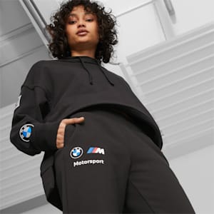 Pants de polar BMW M Motorsport Essentials para mujer, PUMA Black, extralarge