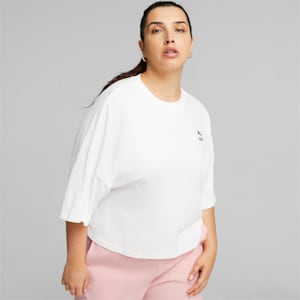CLASSICS Women's Oversized Tee, PUMA White, extralarge-GBR