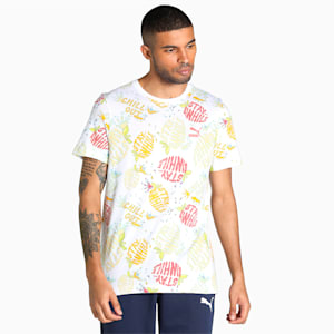 Summer Squeeze AOP Men's T-Shirt, Puma White-AOP, extralarge-IND