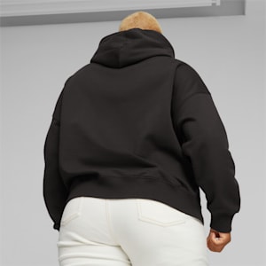 CLASSICS Women's Oversized Hoodie, PUMA Black, extralarge-GBR