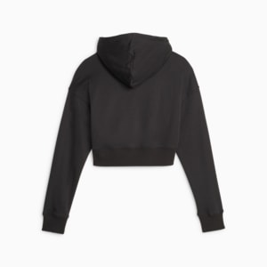 Sudadera con gorra corta Classics de mujer, PUMA Black, extralarge