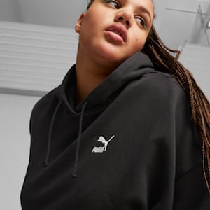 ウィメンズ CLASSICS クロップド フーディー TR, PUMA Black, extralarge-JPN