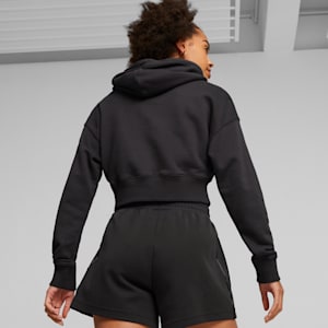 Classics Women's Cropped Hoodie, PUMA Black, extralarge