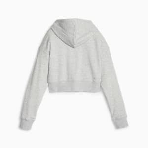 IVE着用 ウィメンズ CLASSICS クロップド フーディー TR, Light Gray Heather, extralarge-JPN
