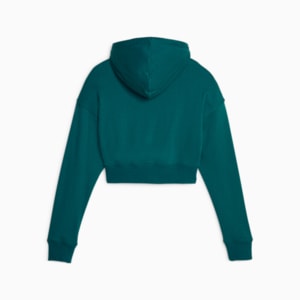 Classics Women's Cropped Hoodie, Malachite, extralarge-IND