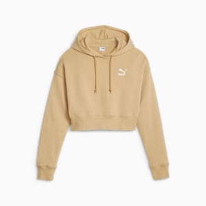 Classics Women's Cropped Hoodie, Sand Dune, extralarge-IND