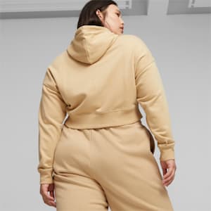 Classics Women's Cropped Hoodie, Sand Dune, extralarge-IND