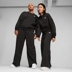 CLASSICS Women's Relaxed Fit Sweatpants, PUMA Black, extralarge-IND
