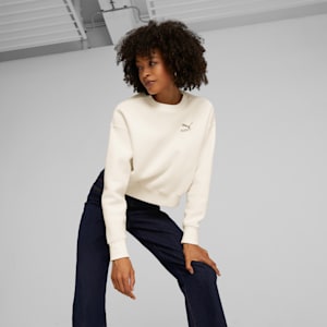 Classics Women's Crew Neck Sweatshirt, Frosted Ivory, extralarge