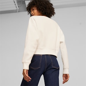 CLASSICS Women's Fleece Sweatshirt, Frosted Ivory, extralarge-IND