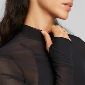 DARE TO Women's Long Sleeve Tee, PUMA Black, extralarge-GBR