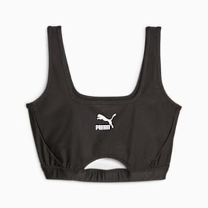 DARE TO Women's Crop Top, PUMA Black, extralarge-IND