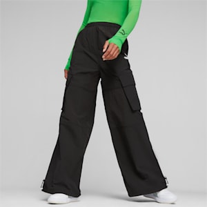 DARE TO Women's Wide-Leg Pants, PUMA Black, extralarge-IND