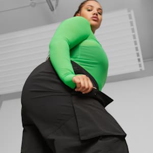 DARE TO Women's Wide Leg Pants, PUMA Black, extralarge