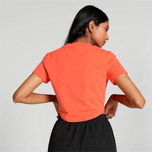 DARE TO Women's Cropped T-shirt, Hot Heat, extralarge-IND