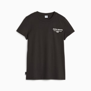 IVE着用 ウィメンズ PUMA TEAM グラフィック Tシャツ, PUMA Black, extralarge-JPN
