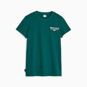 IVE着用 ウィメンズ PUMA TEAM グラフィック Tシャツ, Malachite, extralarge-JPN