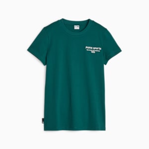 ウィメンズ PUMA TEAM グラフィック Tシャツ, Malachite, extralarge-JPN