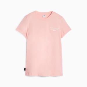 IVE着用 ウィメンズ PUMA TEAM グラフィック Tシャツ, Peach Smoothie, extralarge-JPN