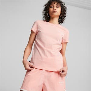 IVE着用 ウィメンズ PUMA TEAM グラフィック Tシャツ, Peach Smoothie, extralarge-JPN