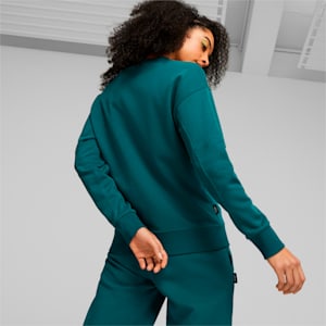 ウィメンズ PUMA TEAM クルー スウェット, Malachite, extralarge-JPN