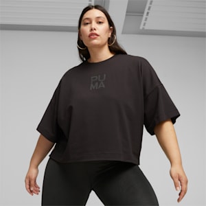 ウィメンズ インフューズ リラックス Tシャツ, PUMA Black, extralarge-JPN