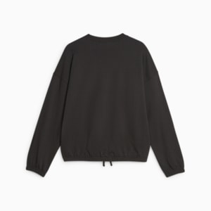 ウィメンズ DOWNTOWN オーバーサイズ クルー スウェット, PUMA Black, extralarge-JPN