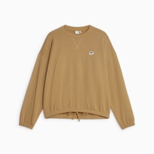 Sudadera holgada DOWNTOWN de mujer, Toasted, extragrande