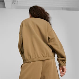 Sudadera holgada DOWNTOWN de mujer, Toasted, extragrande