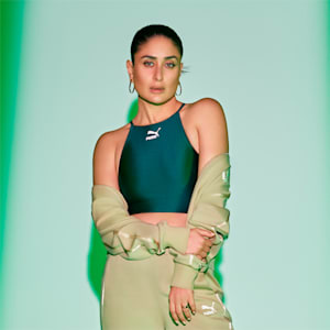 T7 Women's Crop Top, Malachite, extralarge-IND
