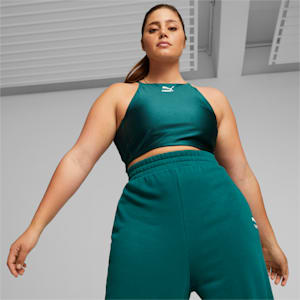 T7 Women's Crop Top, Malachite, extralarge-IND