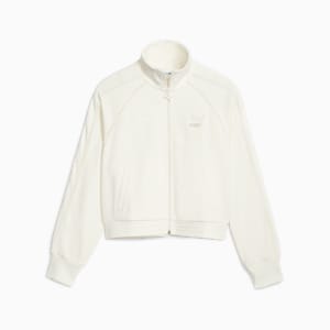 T7 Women's Track Jacket, Warm White, extralarge-IND