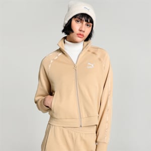 T7 Women's Track Jacket, Sand Dune, extralarge-IND