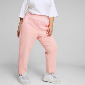 T7 Women's High Waist Pants, Peach Smoothie, extralarge-IND