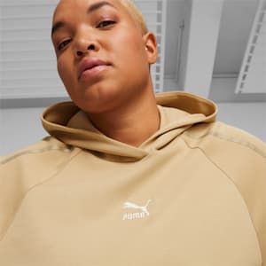 Hoodie court T7 Femme, Sand Dune, extralarge