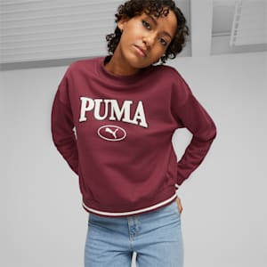 PUMA SQUAD Women's Sweatshirt, Dark Jasper, extralarge-IND