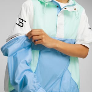 STEWIE x WATER Women's Basketball Anorak, PUMA White-Day Dream-Minty Burst, extralarge