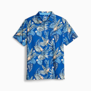 Cloudspun Aloha Men's Golf Polo, Festive Blue-Regal Blue, extralarge-GBR