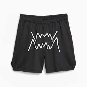 Shorts de básquetbol Jaws para adolescentes, PUMA Black, extralarge