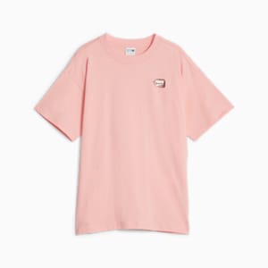 Downtown Kids' Graphic Tee, Peach Smoothie, extralarge
