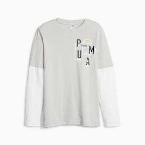 Classics FTR Baller Youth Longsleeve Tee, Ash Gray, extralarge-IND