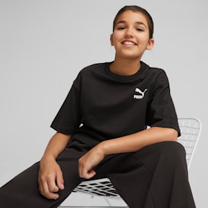 Classics Youth Tee, PUMA Black, extralarge-GBR