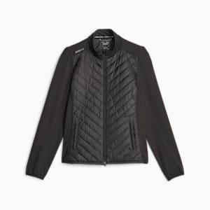 Frost Women's Golf Quilted Jacket, PUMA Black-Slate Sky, extralarge-GBR