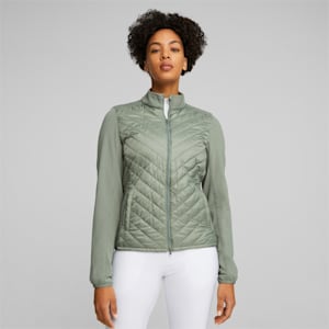 Frost Women's Golf Quilted Jacket, Eucalyptus, extralarge-GBR