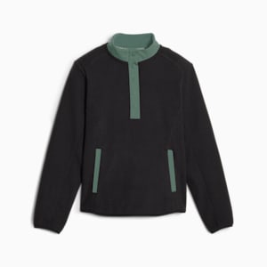 Women's Golf Fleece, PUMA Black-Eucalyptus, extralarge-GBR