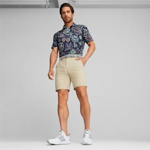 メンズ ゴルフ PUMA × LIBERTY ポロシャツ, Navy Blazer-Green Fog, extralarge-JPN