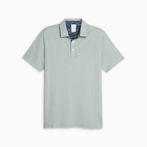 メンズ ゴルフ PUMA × LIBERTY ポロシャツ 2, Green Fog-Navy Blazer, extralarge-JPN