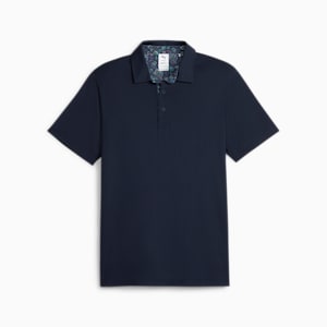 メンズ ゴルフ PUMA × LIBERTY ポロシャツ 2, Navy Blazer-Green Fog, extralarge-JPN