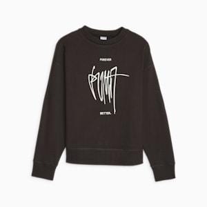 Classics Women's Sweatshirt, PUMA Black, extralarge-IND