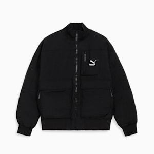 メンズ オーバーサイズ ボンバー ダウン ジャケット, PUMA Black, extralarge-JPN